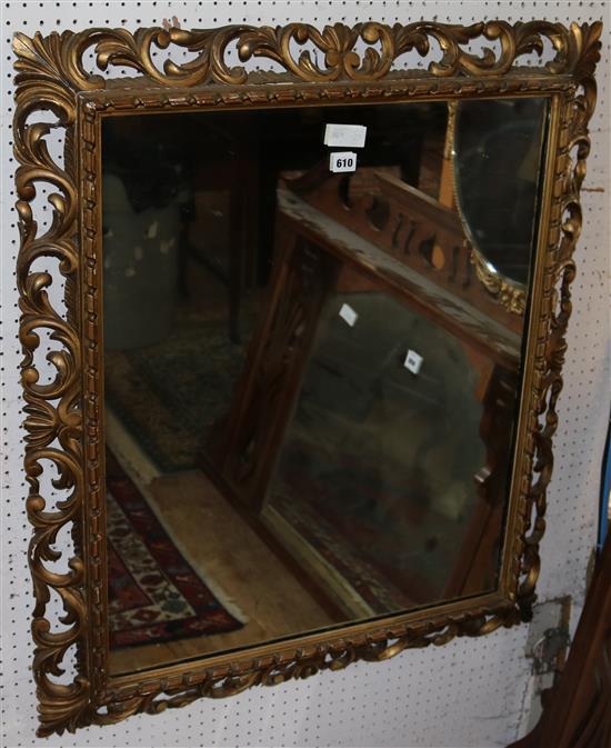 Florentine style gilt framed mirror